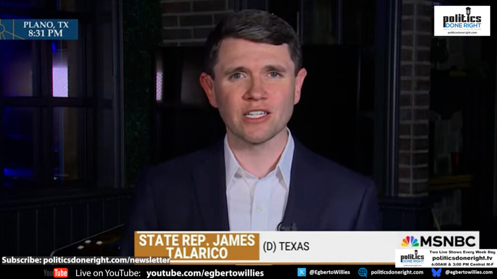 TX State Rep. James Talarico slams redistricting, Trump and calling for unity