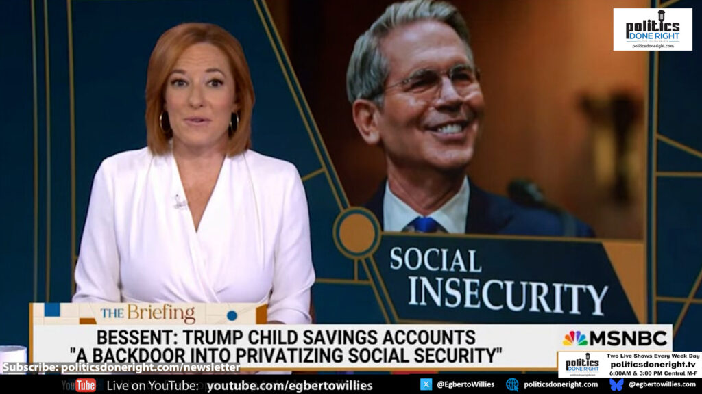 Treasury secretary admits Trump tax scam offer is a backdoor for privatizing Social Security