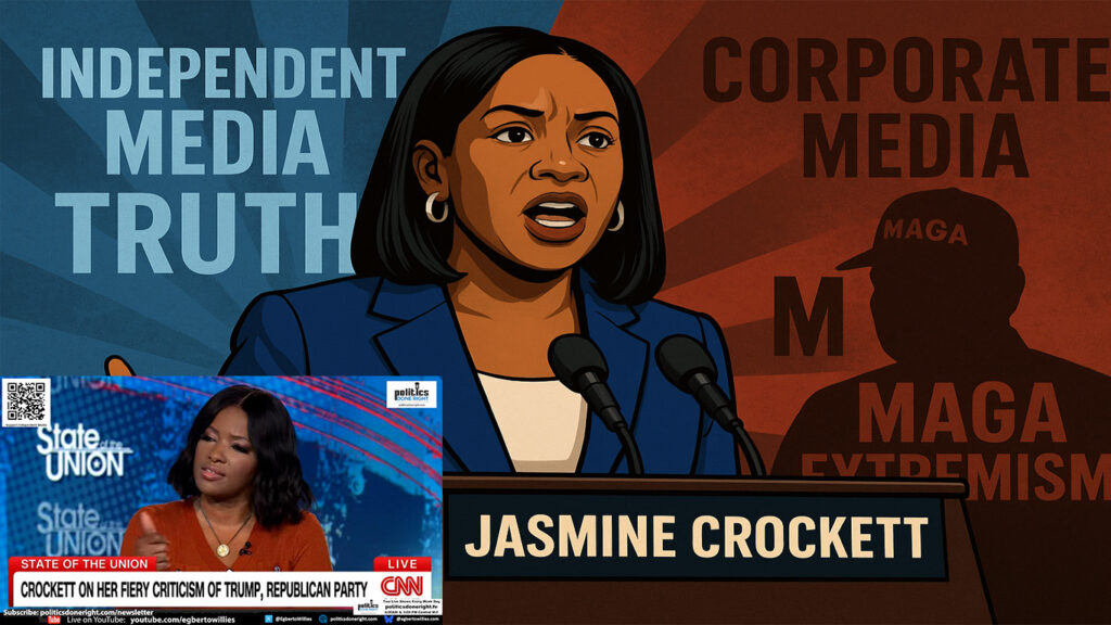 Jasmine Crockett flips the script on CNN host by schooling derelict media