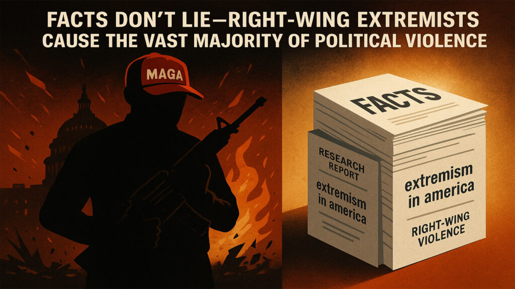 Facts Don’t Lie—Right Wing Extremists Cause the Vast Majority of Political Violence