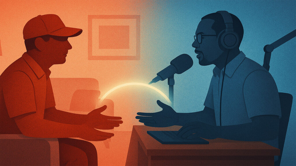 MAGA Caller Confronts Progressive Host—And Leaves in Agreement