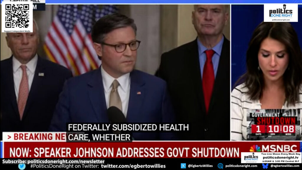 MSNBC breaks into lying GOP presser on government shutdown. Ana Cabrera called out illegal alien lie