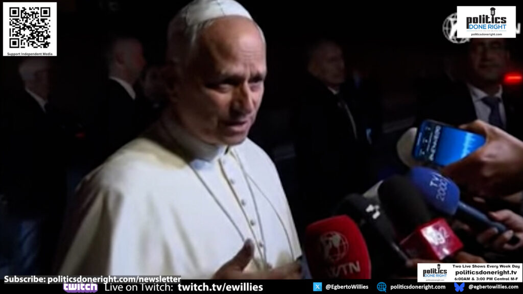 The Pope exposed the Conservative Right Wing MAGA hypocrisy in a few words.