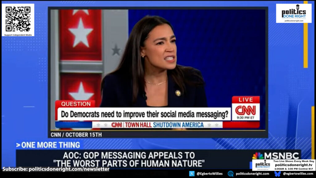 Why AOC Says GOP Online Success Comes from Exploiting Young Men