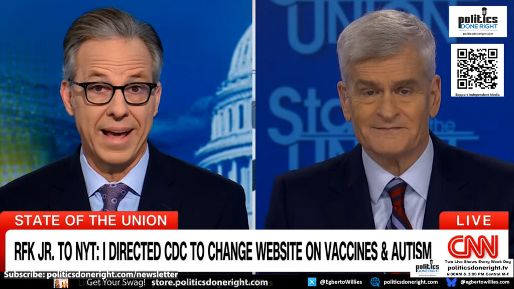 Jake Tapper Shreds GOP Senator for Elevating RFK Jr.—This Is About What You Did