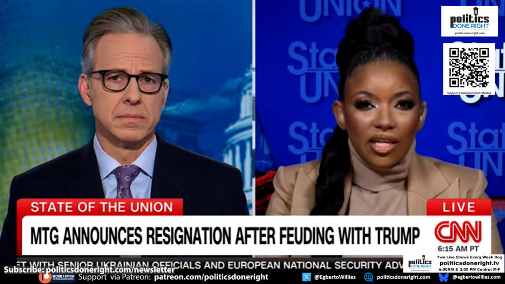 Jasmine Crockett Calls Out MTG’s Sudden Victim Act as MAGA Turns on Its Own