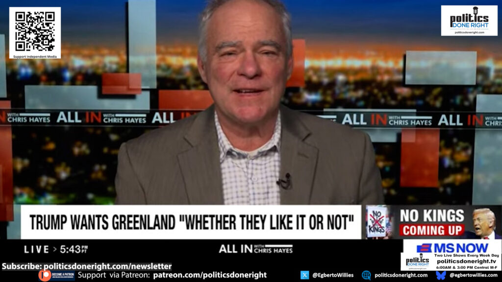 U.S. Senator to Trump on seizing Greenland - Not going to be the easy way or hard way. It's no way