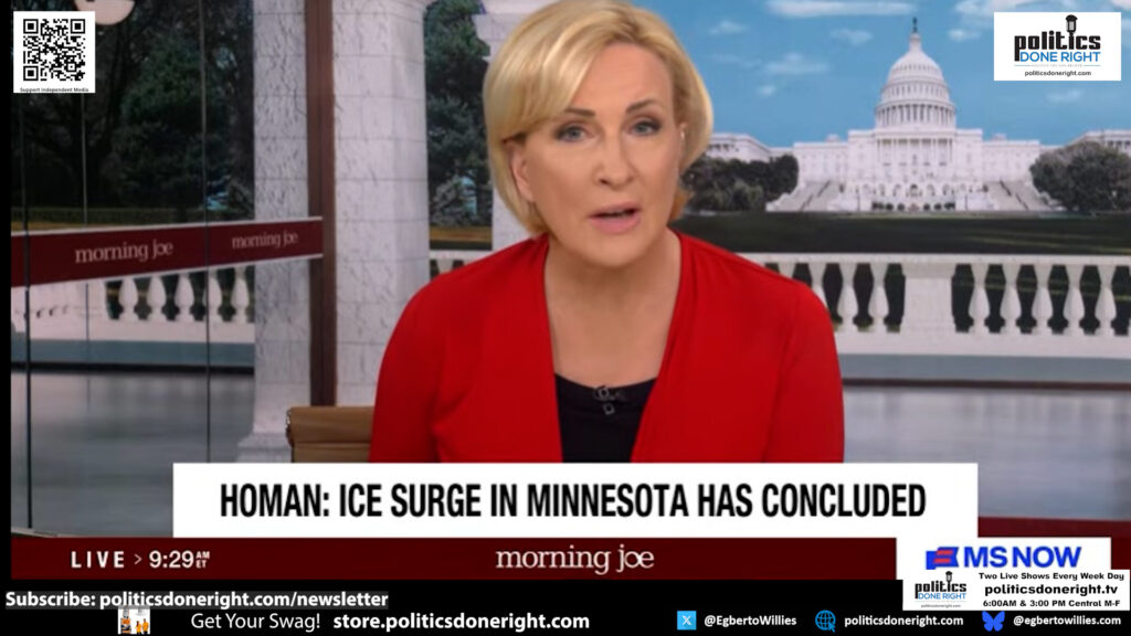 Morning host slams Homan's press conference as protesters kick ICE out of Minnesota