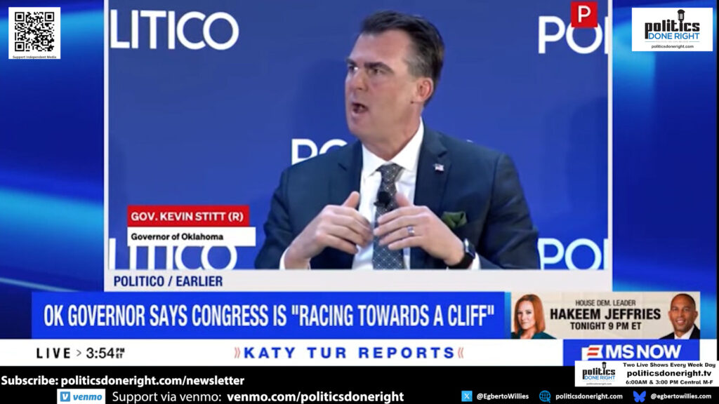 Republican Governor Admits His Party Is Steering the U.S. Toward Disaster