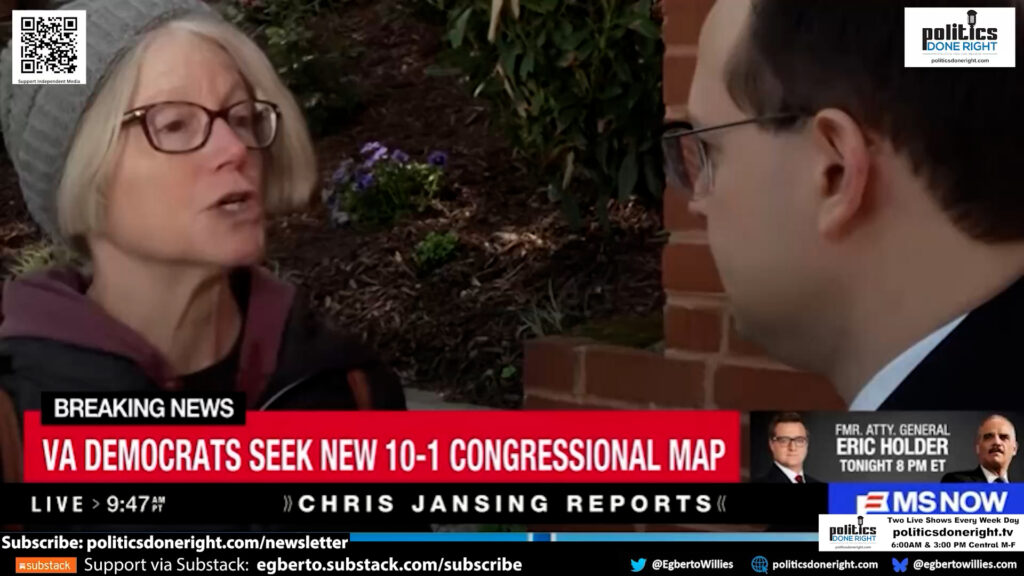 Elitist Priiviledged Democrats Objecting To Virginia Redistricting No Better Than MAGA