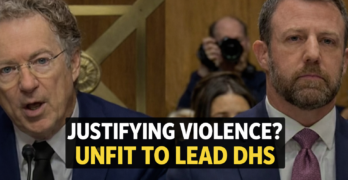 GOP Rand Paul slammed DHS Kristi Noem replacement nominee Mullin for his violence at Senate hearing 2