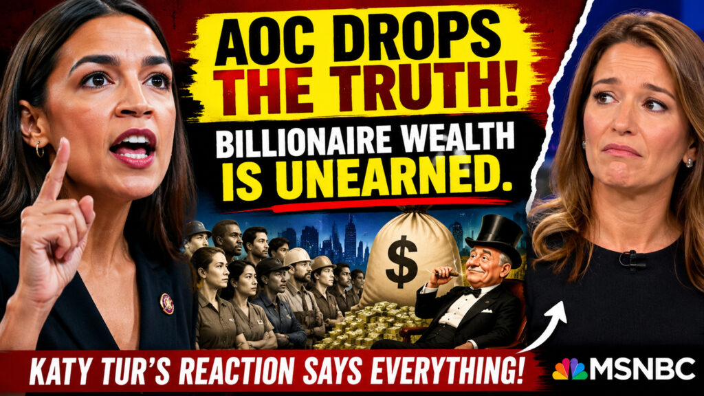 AOC exposed the truth about billionaire wealth on MSNOW, triggering an awkward media moment and reigniting debate about capitalism and inequality.