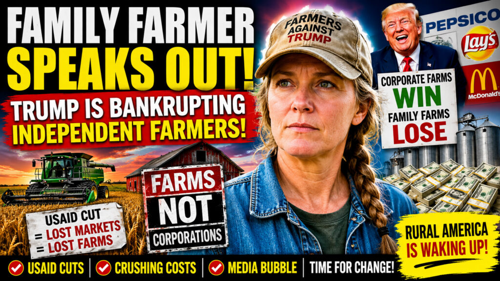 Family Farmer with 16,000 Acres Warns Trump Is Bankrupting America’s Independent Farmers