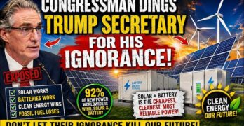 Big Oil’s Solar Lie Falls Apart When Congressman Says One Word: Battery