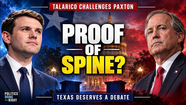 James Talarico Demands “Proof of Spine” as Ken Paxton Ducks a Texas Senate Debate